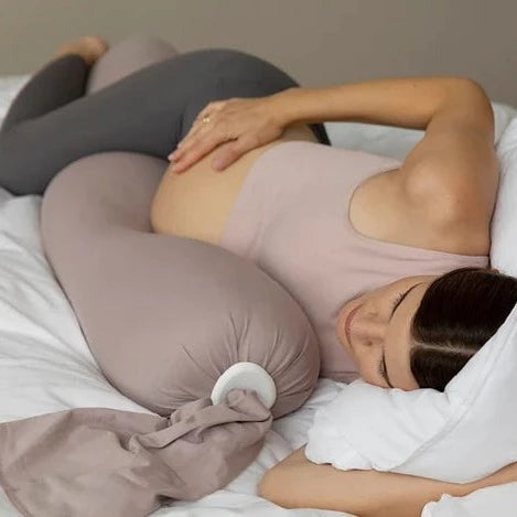 bbhugme | Award-Winning Pregnancy Pillow in Seashell Beige