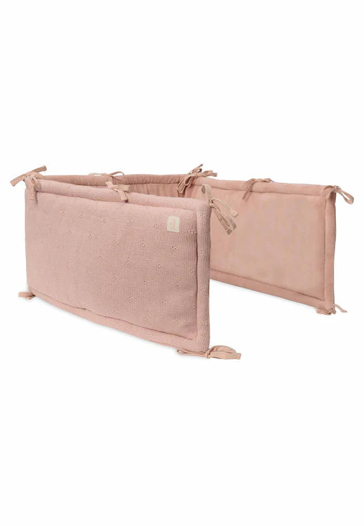 Jollein Playpen Bumper Cosy Knit Wild Rose 183 x 30 cm