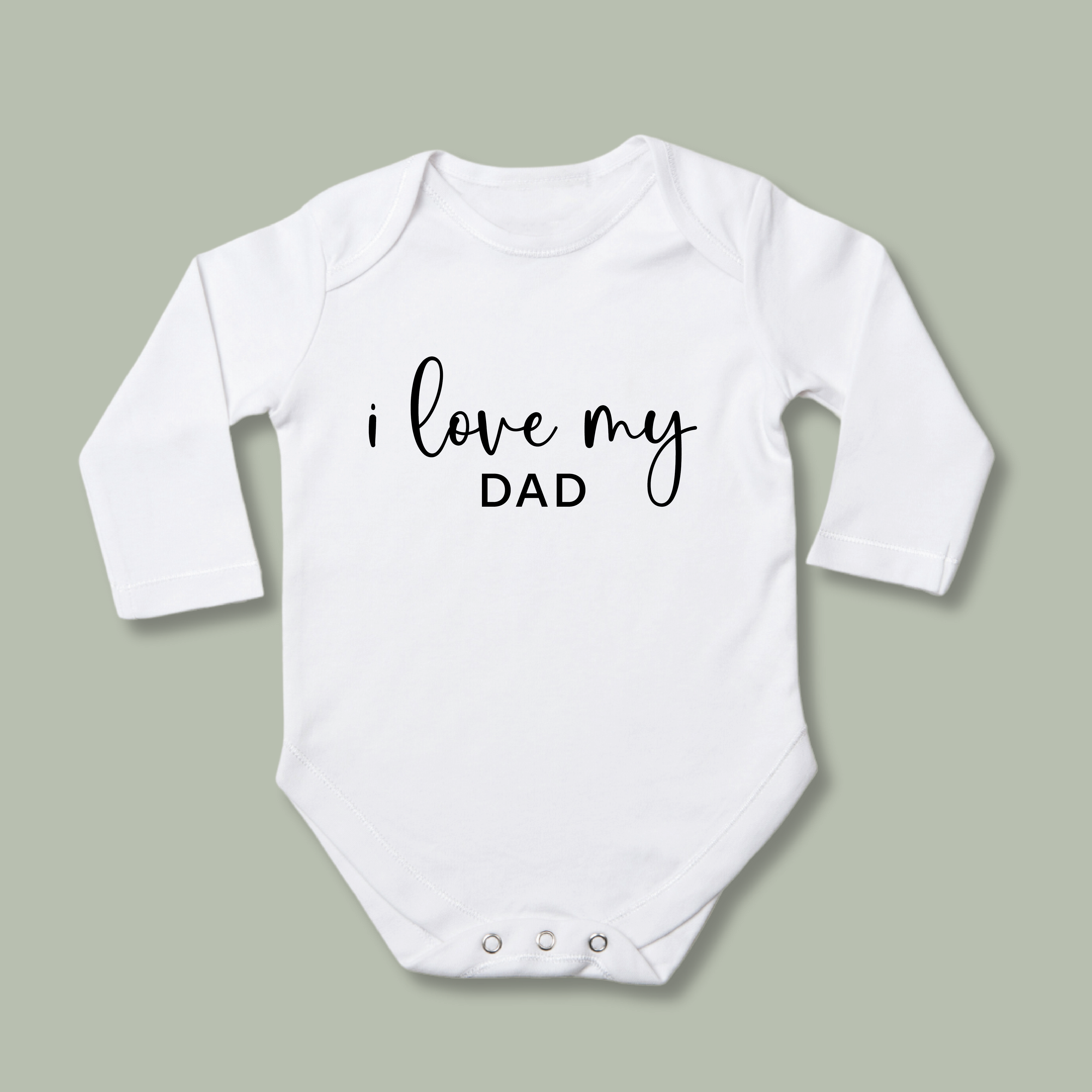 I love you store daddy baby grow