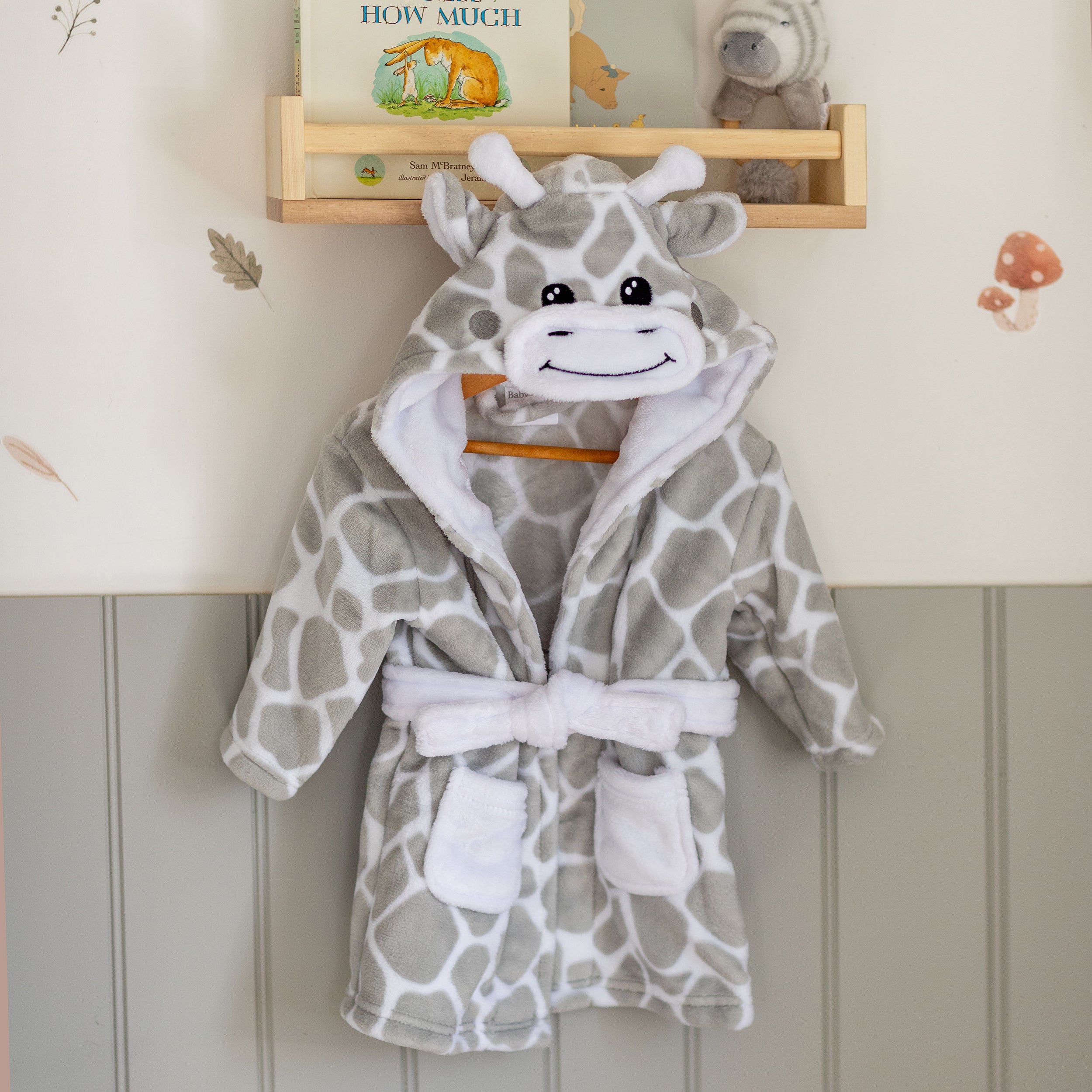 Giraffe hooded dressing gown sale