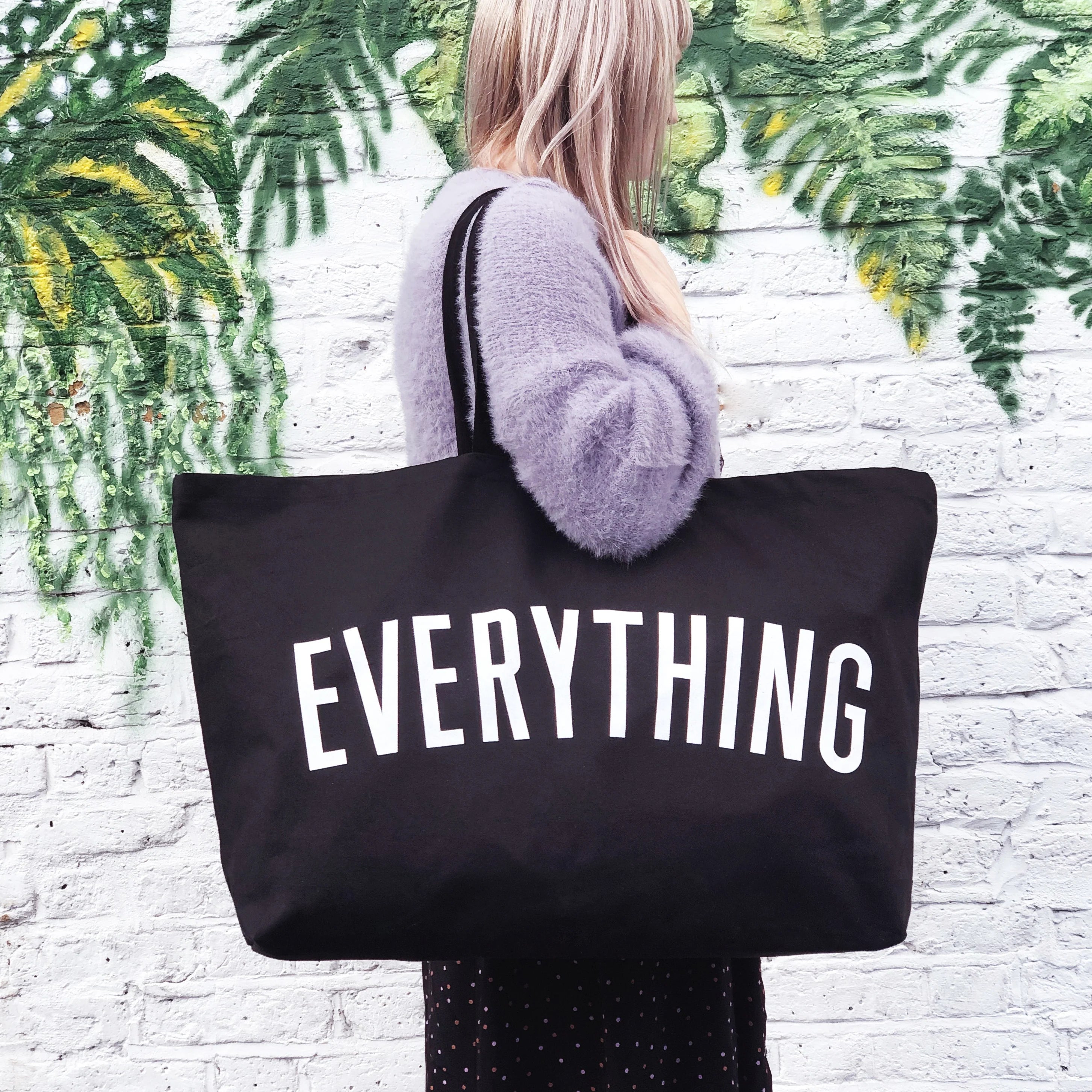 Alphabet Bags Everything Bag Black Mabel Fox