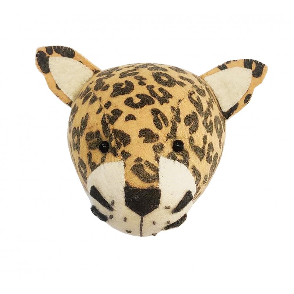 Fiona Walker England - Mini Leopard Head - Jungle Wall Mount