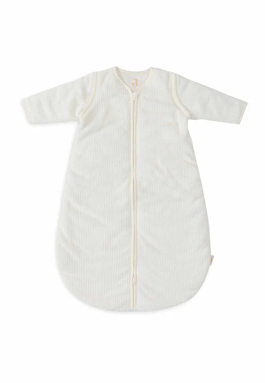 Jollein - Sleeping Bag with Removable Sleeves - Rib - Ivory