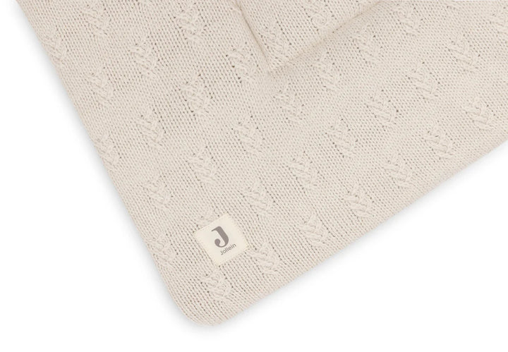 Jollein - Playpen Mat -Cosy Knit - Ivory - 75 x 95 cm