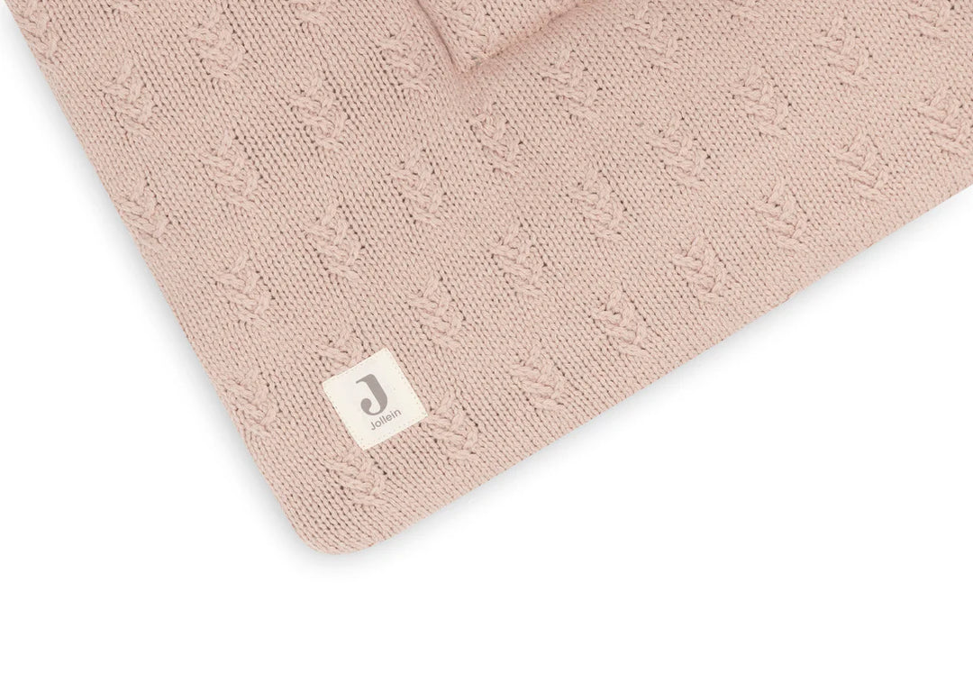 Jollein - Playpen Mat -Cosy Knit - Wild Rose- 75 x 95 cm