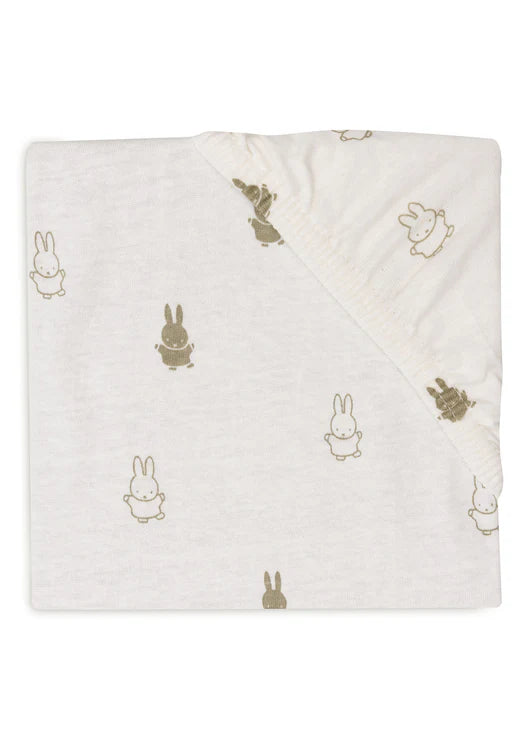 Jollein - Changing Mat Cover Jersey - Happy Miffy Olive Green