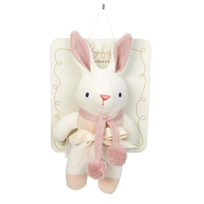 ThreadBear Designs - Bunny Rattle - Cream