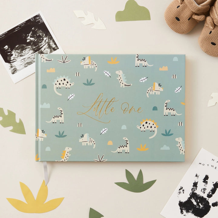 Blush & Gold - Baby Memory Book - Dino