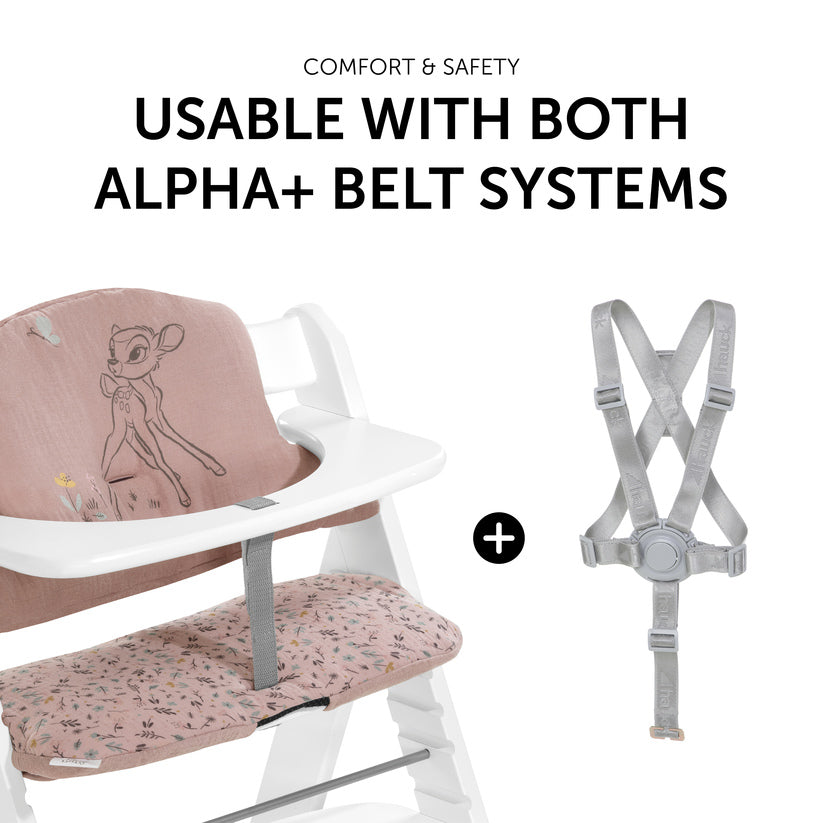 Hauck - Alpha Highchair Pad Select - Disney Bambi Rose