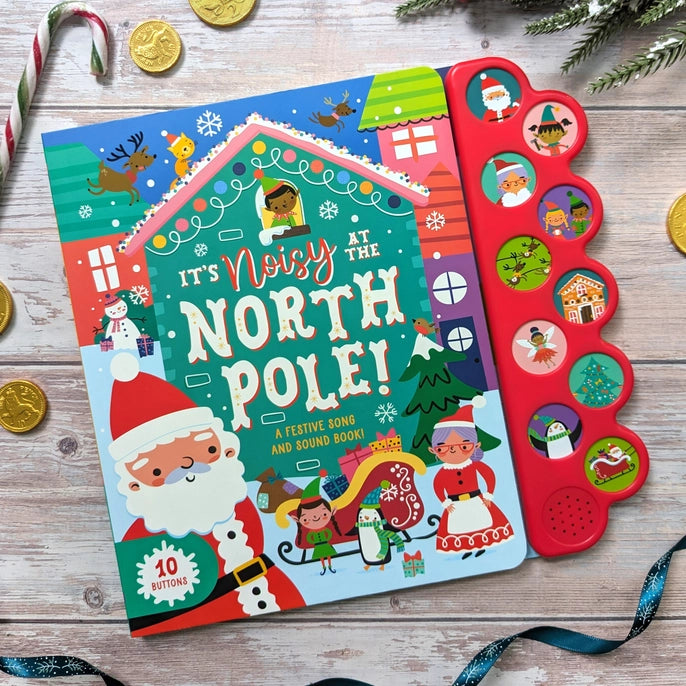 10 Button Sound Book - It's Noisy at the North Pole