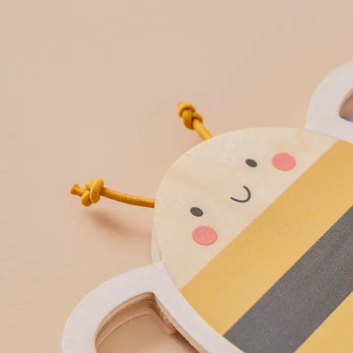 Just Bee Kids - Wooden Rattle - Bee