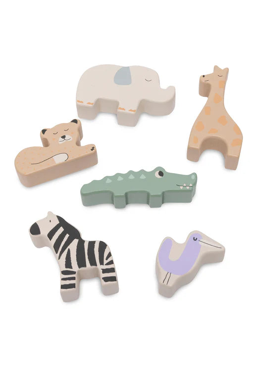 Jollein - Wooden Shape Sorter - Jungle Jambo