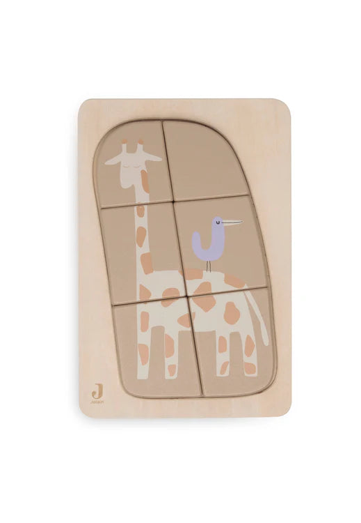 Jollein - Wooden Puzzle - Giraffe - Mabel & Fox