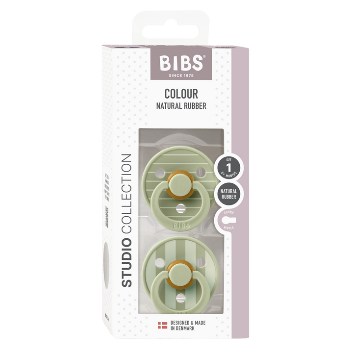 Bibs - Studio Colour Pin Pacifier - Sage