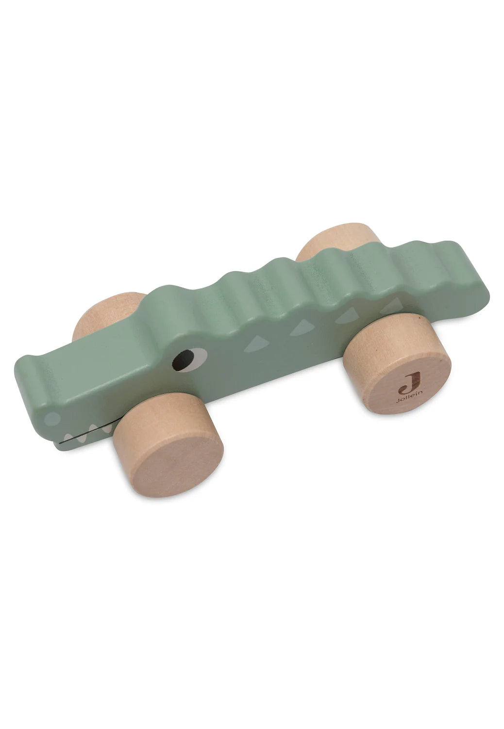 Jollein - Wooden Crocodile on Wheels - Jungle Jambo