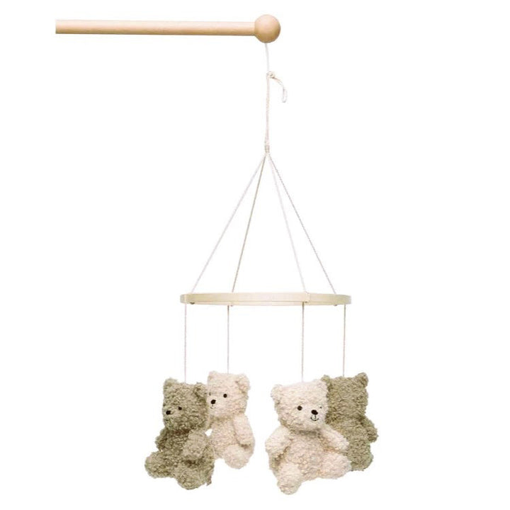 Jollein - Baby Cot Mobile - Teddy Bear Olive Green / Natural