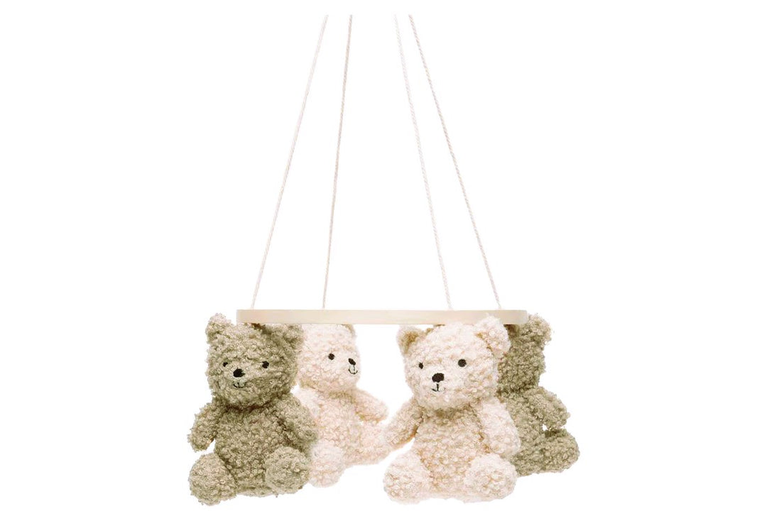 Jollein - Baby Cot Mobile - Teddy Bear Olive Green / Natural