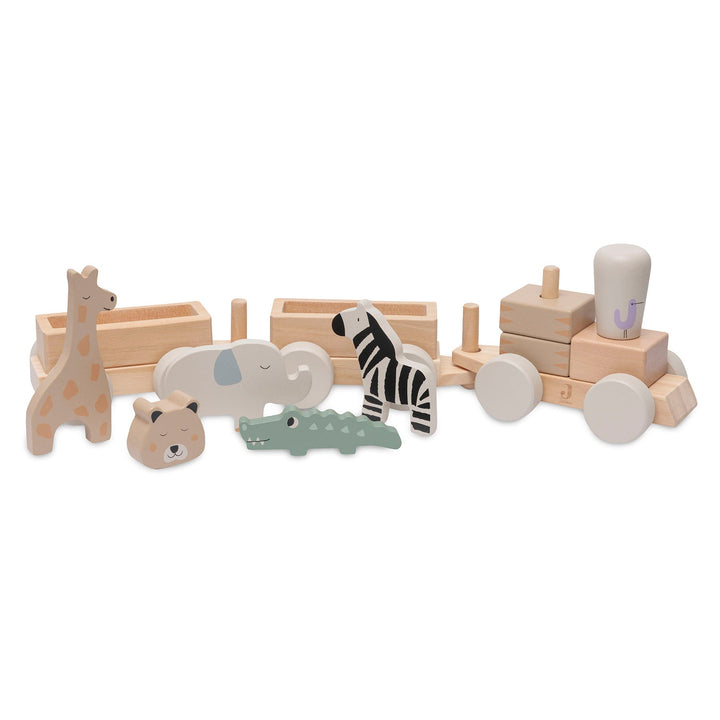 Jollein - Wooden Toy Train - Jungle Jambo