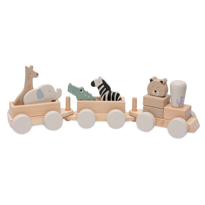 Jollein - Wooden Toy Train - Jungle Jambo