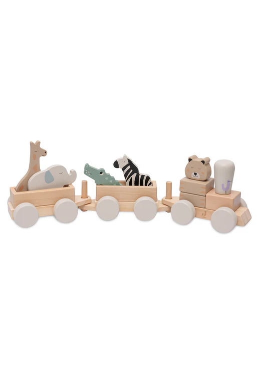 Jollein - Wooden Toy Train - Jungle Jambo