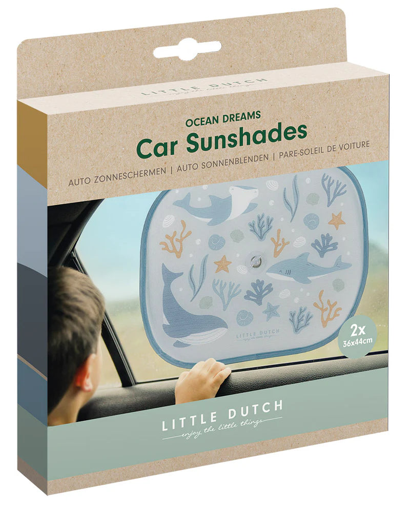 Little Dutch - Car Sunshades - Ocean Dreams Blue