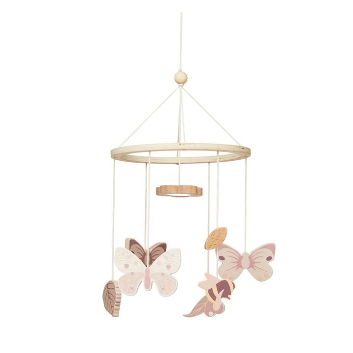 Cam Cam Copenhagen -  Wooden Cot Mobile - Butterflies