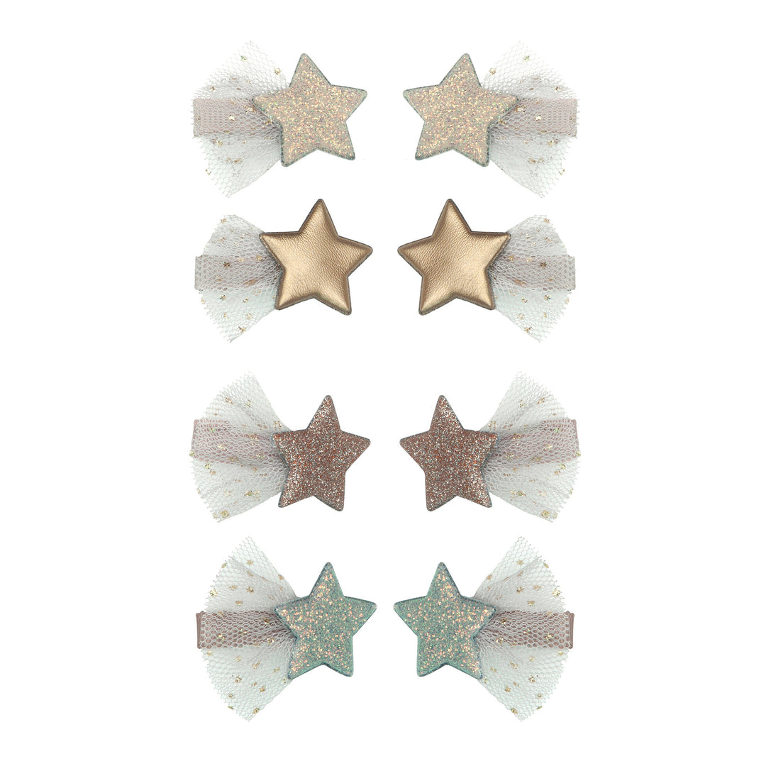 Mimi & Lula - Clic Clac Hair Clips - Ballet Star Mini Clips (8 Pack)