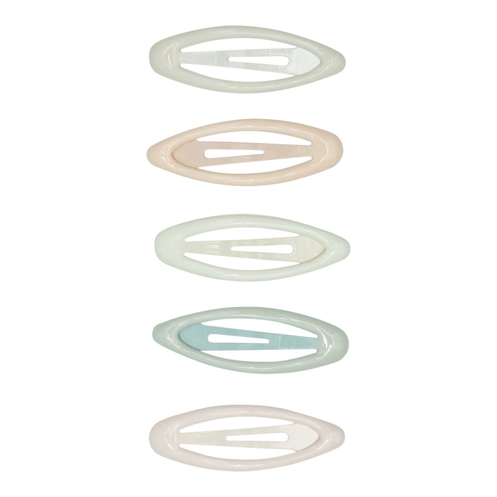 Mimi & Lula - Mini Clic Clac Hair Clips - Pastels (5 Pack)