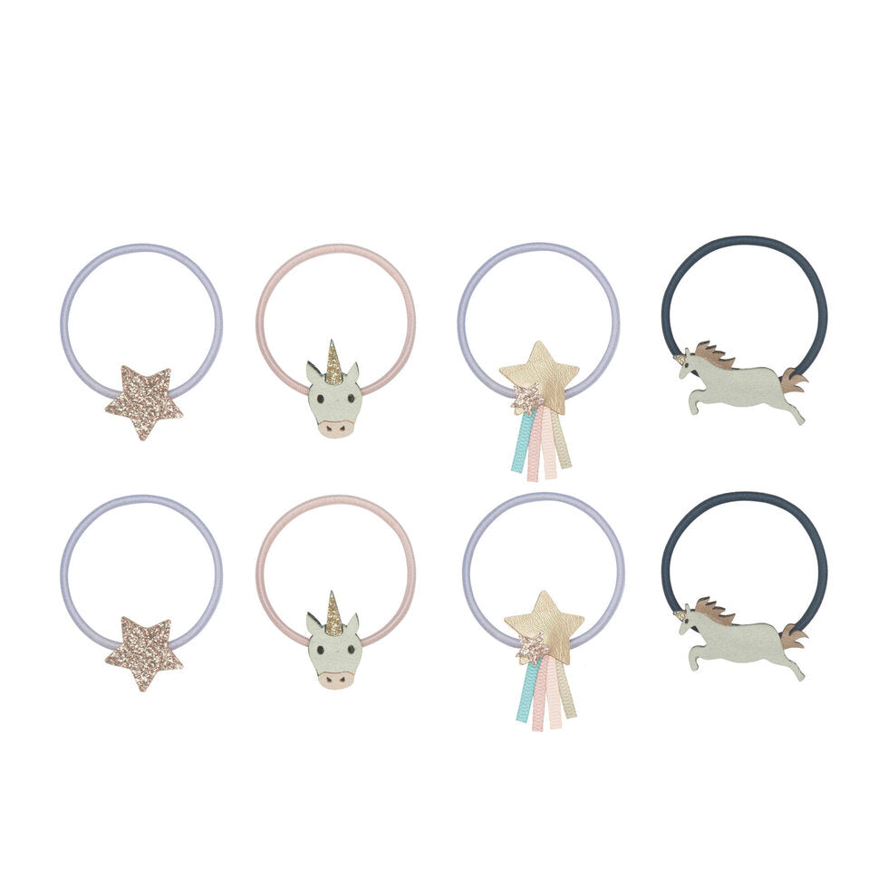 Mimi & Lula - Ponies Hair Ties - Unicorn (8 Pack)