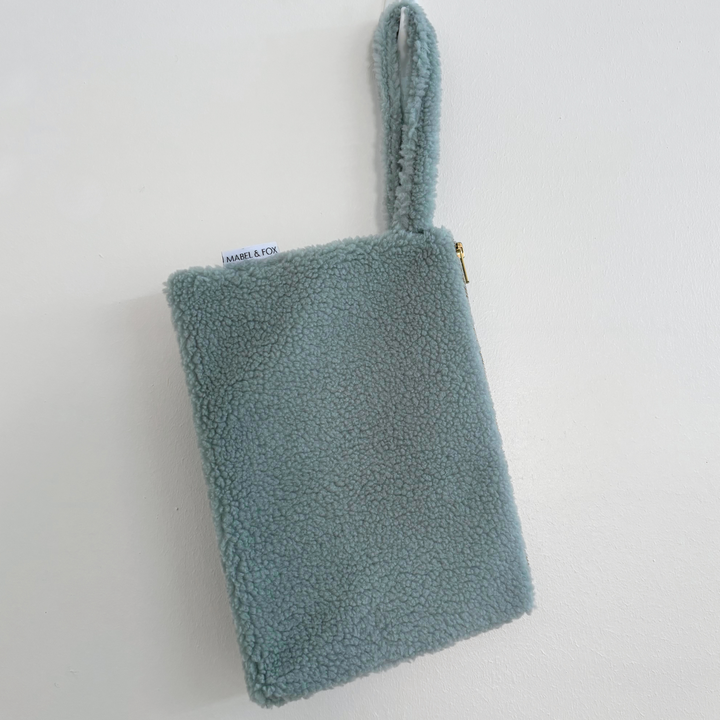 Mabel & Fox - Teddy Pouch - Ice Blue