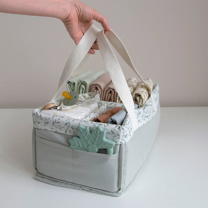 Cam Cam Copenhagen - Nappy Caddy - Green Leaves