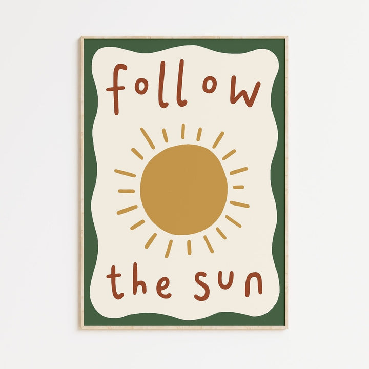 Kitty Makes - Follow the Sun Print - A4