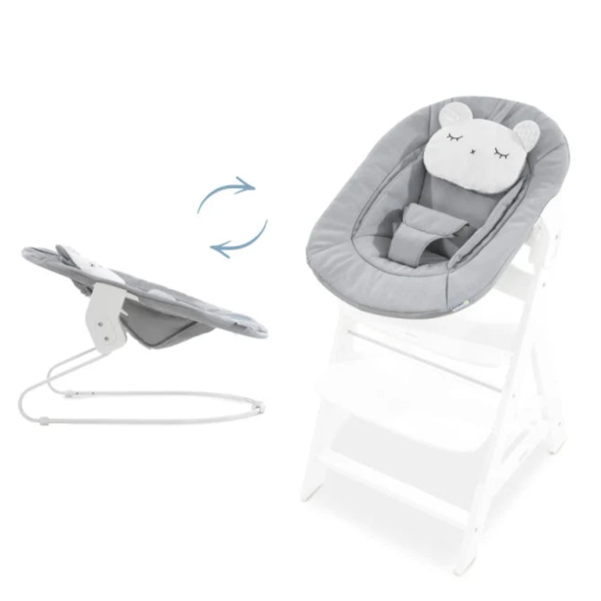 Hauck - Alpha Bouncer 2 in 1 - Pastel Bear / Light Grey