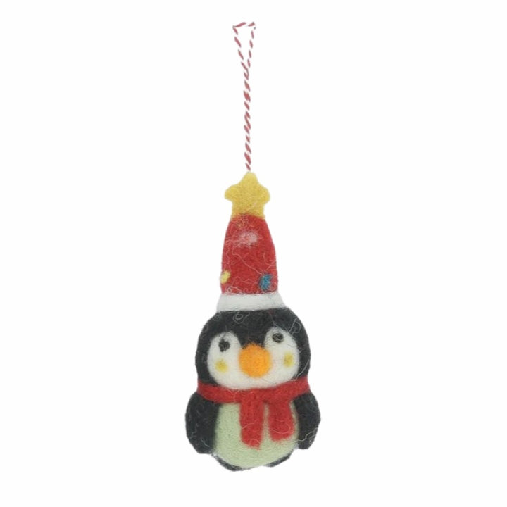 Fiona Walker - Christmas Decoration - Penguins with Party Hats