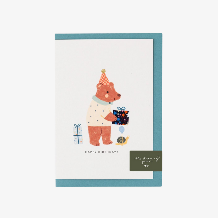 The Charming Press - Birthday Card - Bear