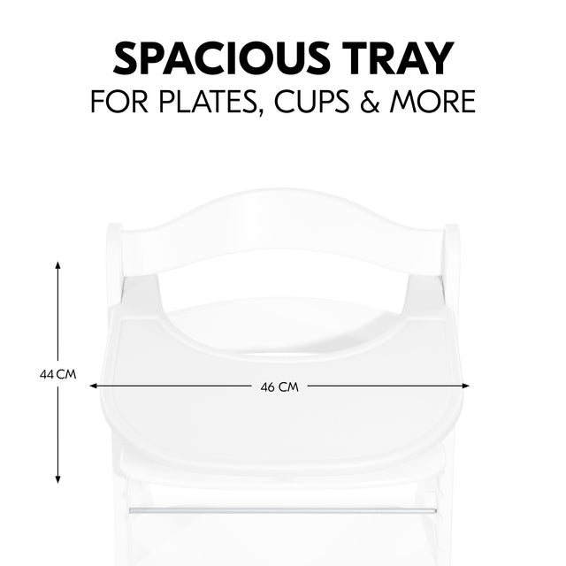 Hauck - Alpha Click Tray - White