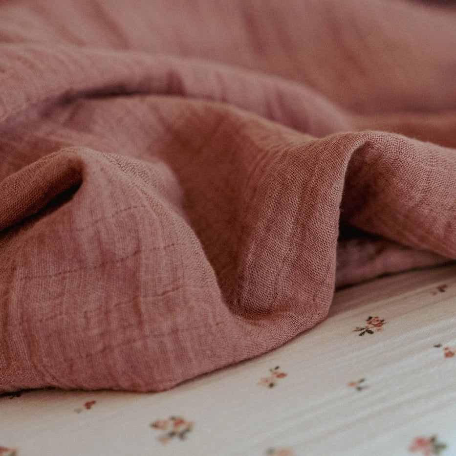 Little Dutch - Swaddle -  Pure Pink Blush