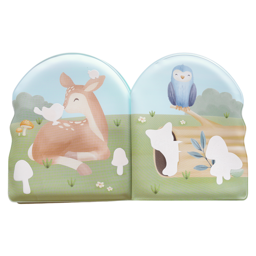 Little Dutch - Colour Change Bath Book - Forest Friends - Mabel & Fox