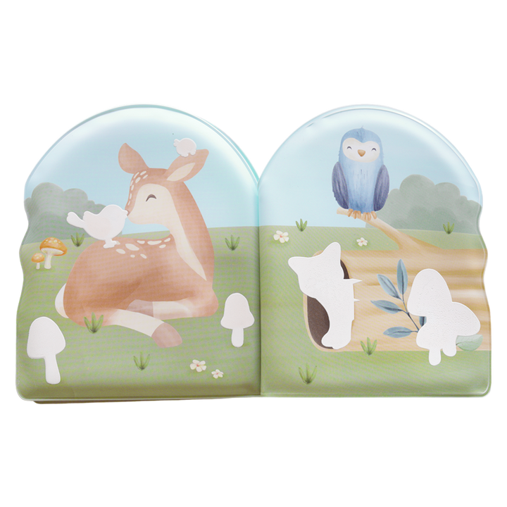 Little Dutch - Colour Change Bath Book - Forest Friends - Mabel & Fox