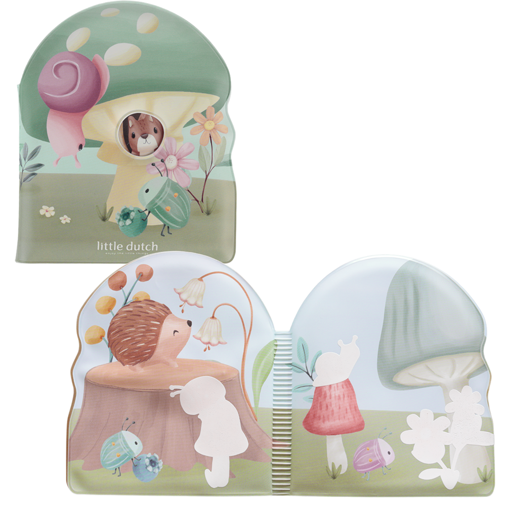 Little Dutch - Colour Change Bath Book - Forest Friends