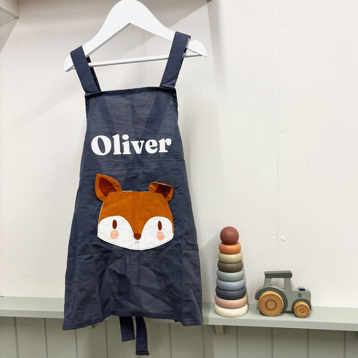 Sample Sale - ThreadBear - Fox Linen Apron - Oliver