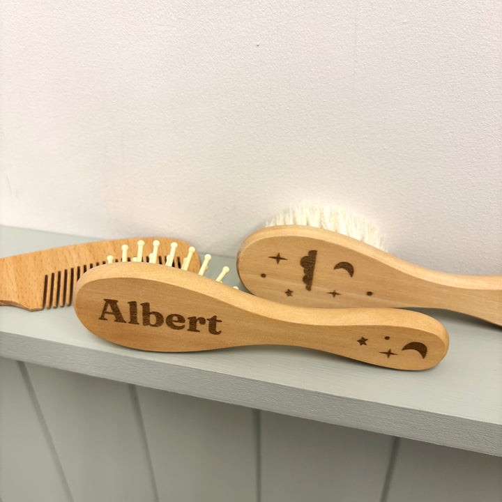 Sample Sale - Mabel & Fox - Starry Night Wooden Brush Set - Albert (3 Pack)