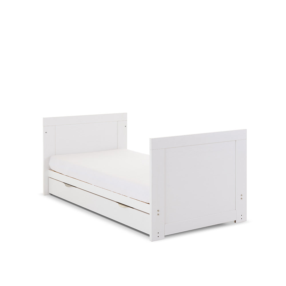 OBaby - Nika 2 Piece Room Set & Underdrawer - White Wash