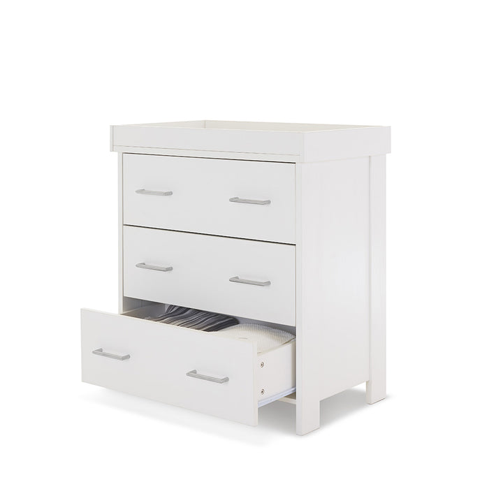 OBaby - Nika 2 Piece Room Set & Underdrawer - White Wash