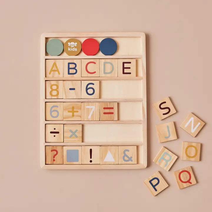 Just Bee Kids - Puzzle - Wooden Alphabet