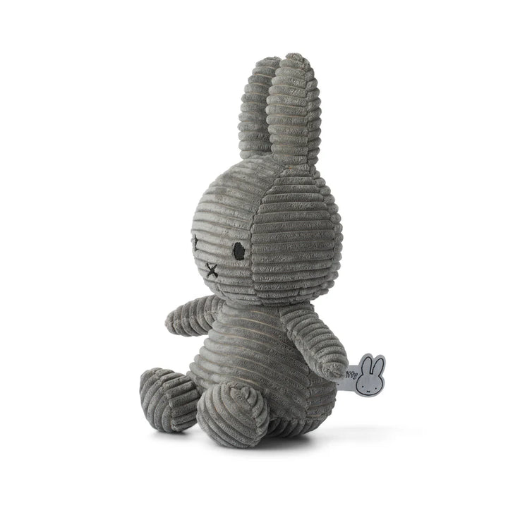 Miffy - Eco Cuddly Toy - Corduroy Grey - 23cm