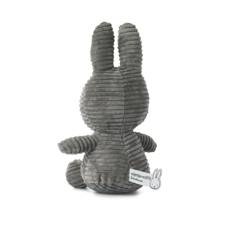 Miffy - Eco Cuddly Toy - Corduroy Grey - 23cm