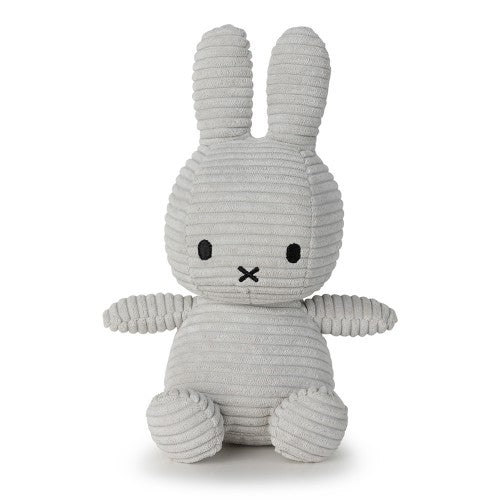 Miffy - Eco Cuddly Toy - Corduroy Soft Grey - 23cm