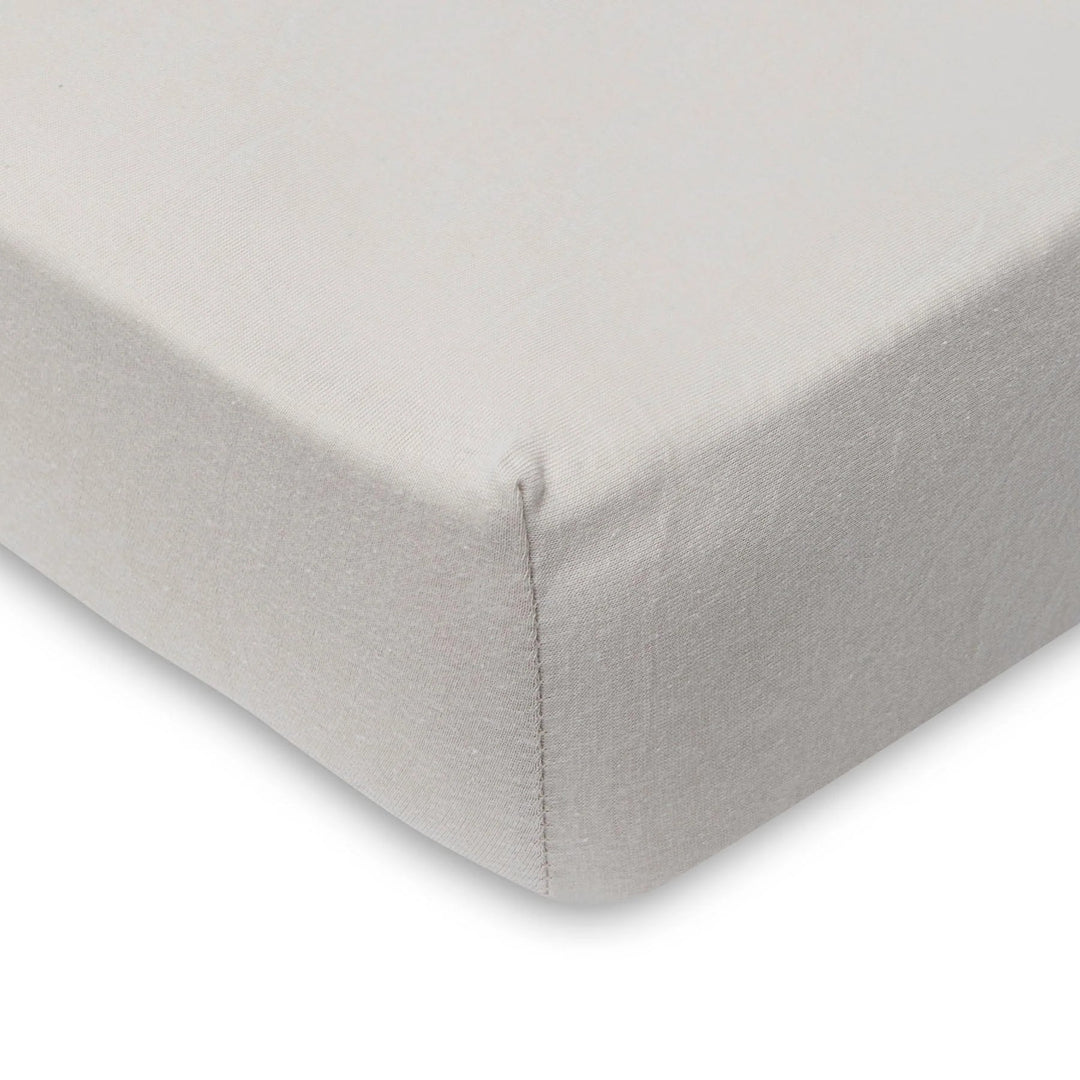 Jollein - Jersey Fitted Sheet 60 x 120cm - Ivory/Nougat (2 pack) - Mabel & Fox