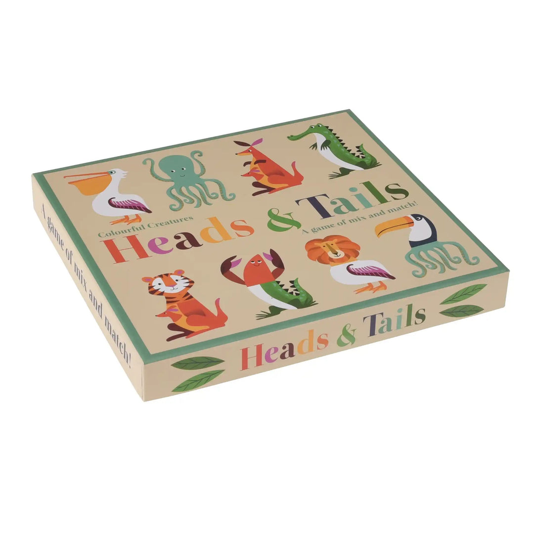 Rex London - Heads and Tails Game - Colourful Creatures